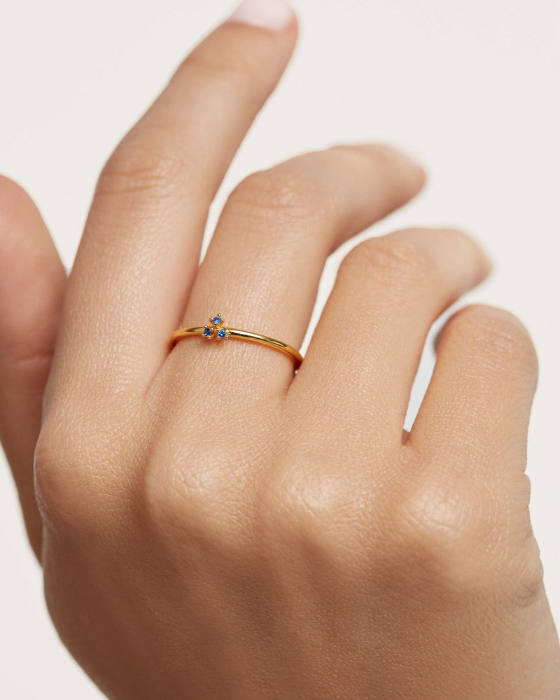 Daisy Ring - 
  
    Sterling Silver / 18K Gold plating
  
