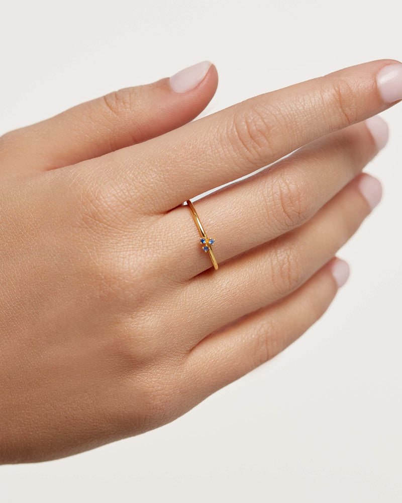 Daisy Ring - 
  
    Sterling Silver / 18K Gold plating
  
