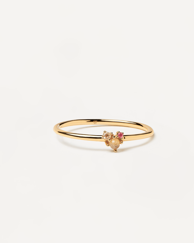 Rosé Blush Ring - 
  
    Sterling Silver / 18K Gold plating
  
