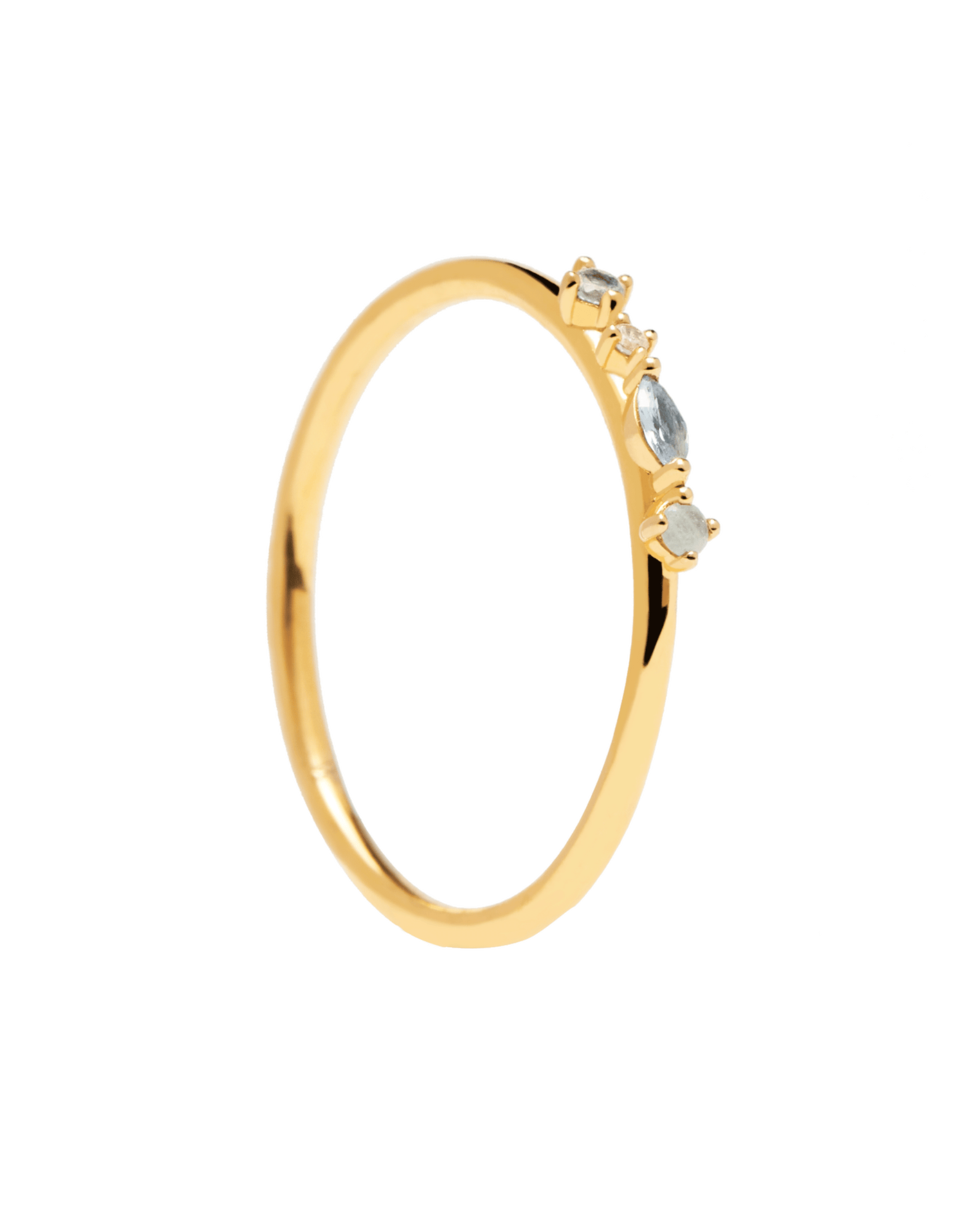 Midnight Blue Ring - 
  
    Sterling Silver / 18K Gold plating
  
