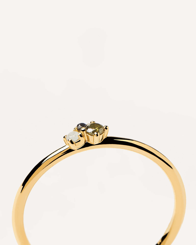 Lime Blush Ring - 
  
    Sterling Silver / 18K Gold plating
  
