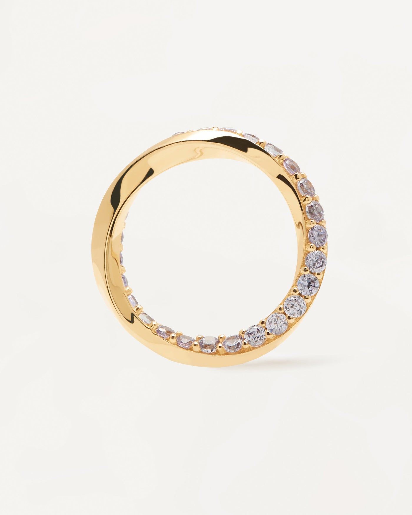 Crystal and zirconia  rings