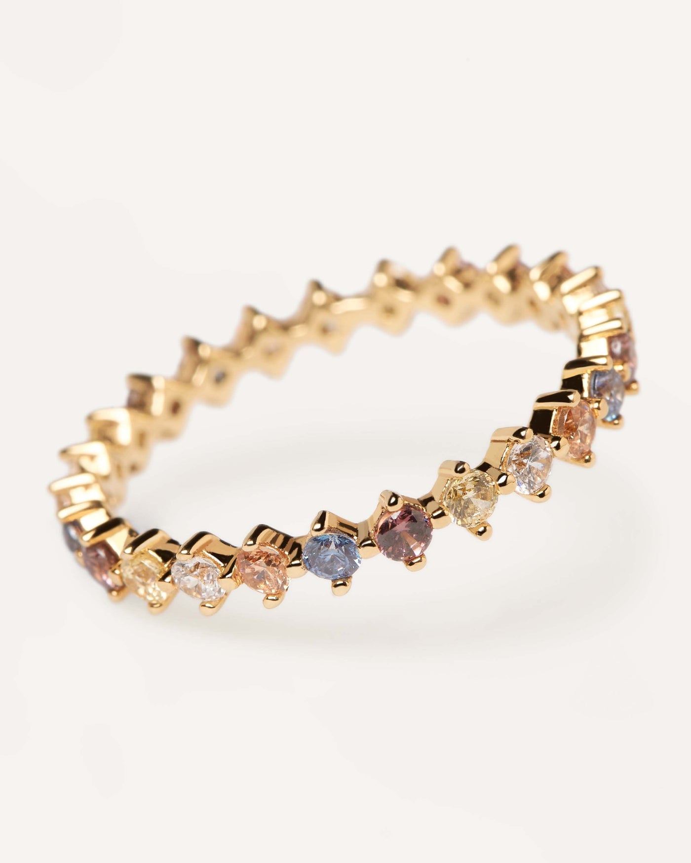 Crystal and zirconia  rings