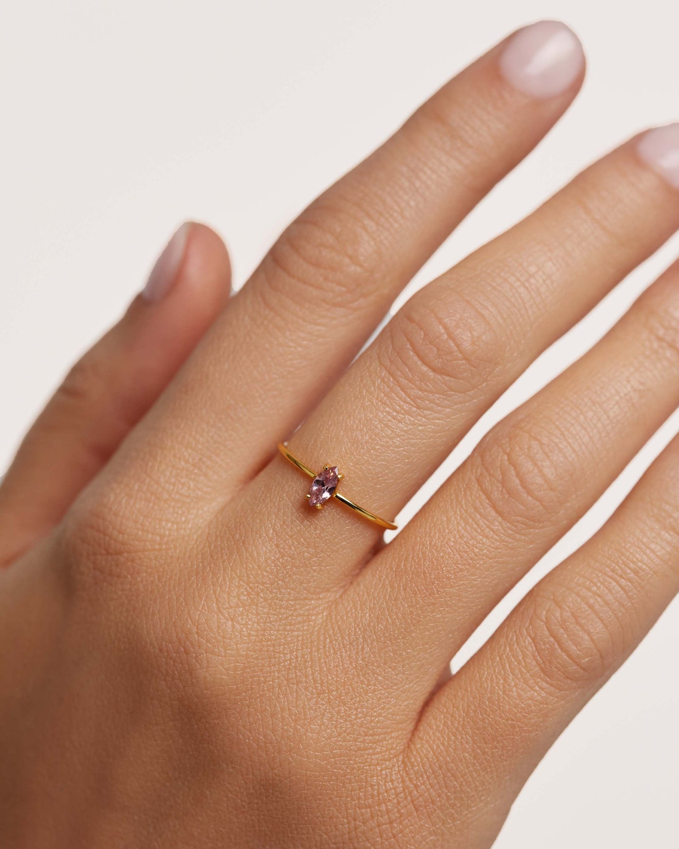 Anillo Lavender India 
  
    Plata de Ley / Baño de Oro 18K
  
