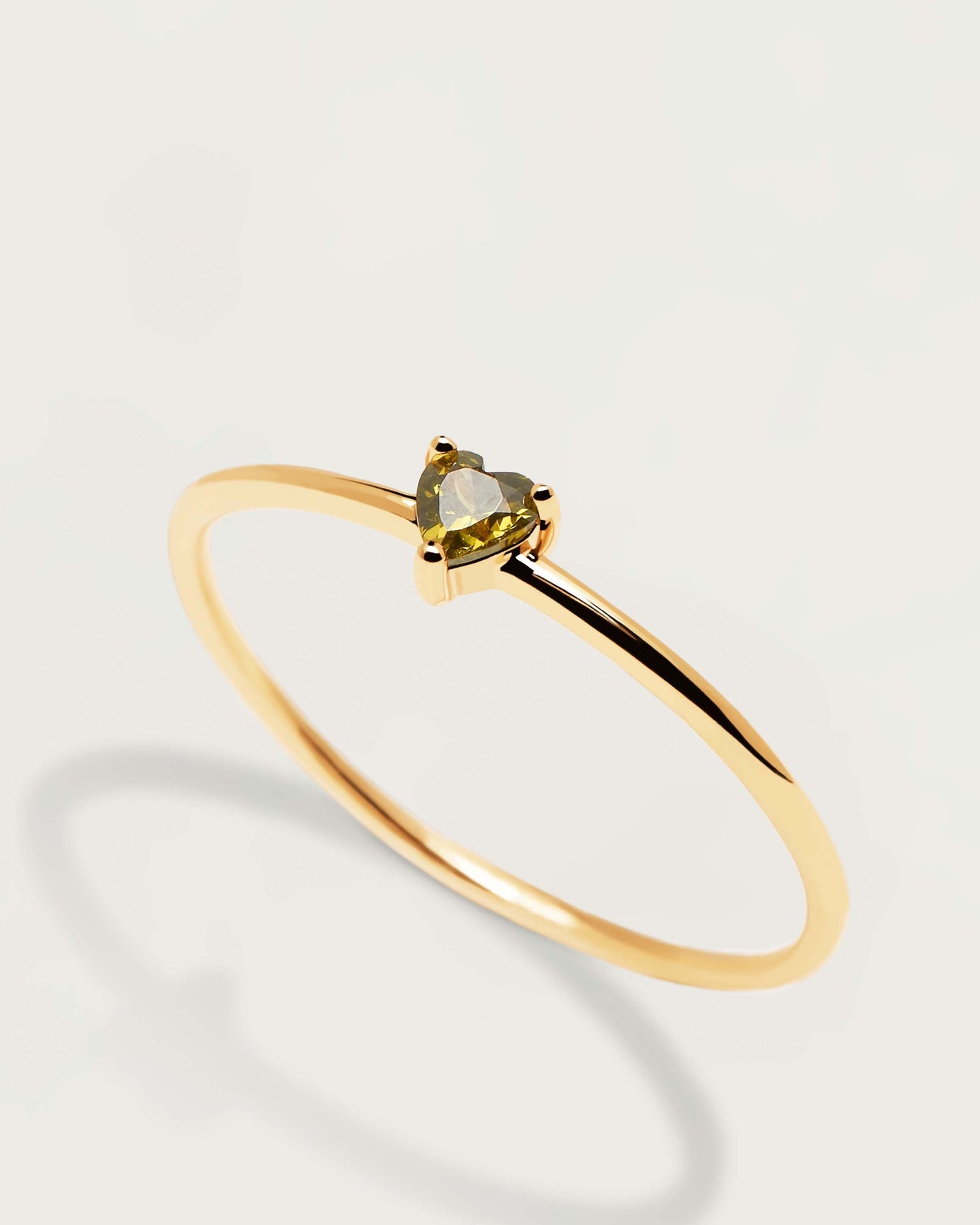 Olive Heart Ring - PDPAOLA