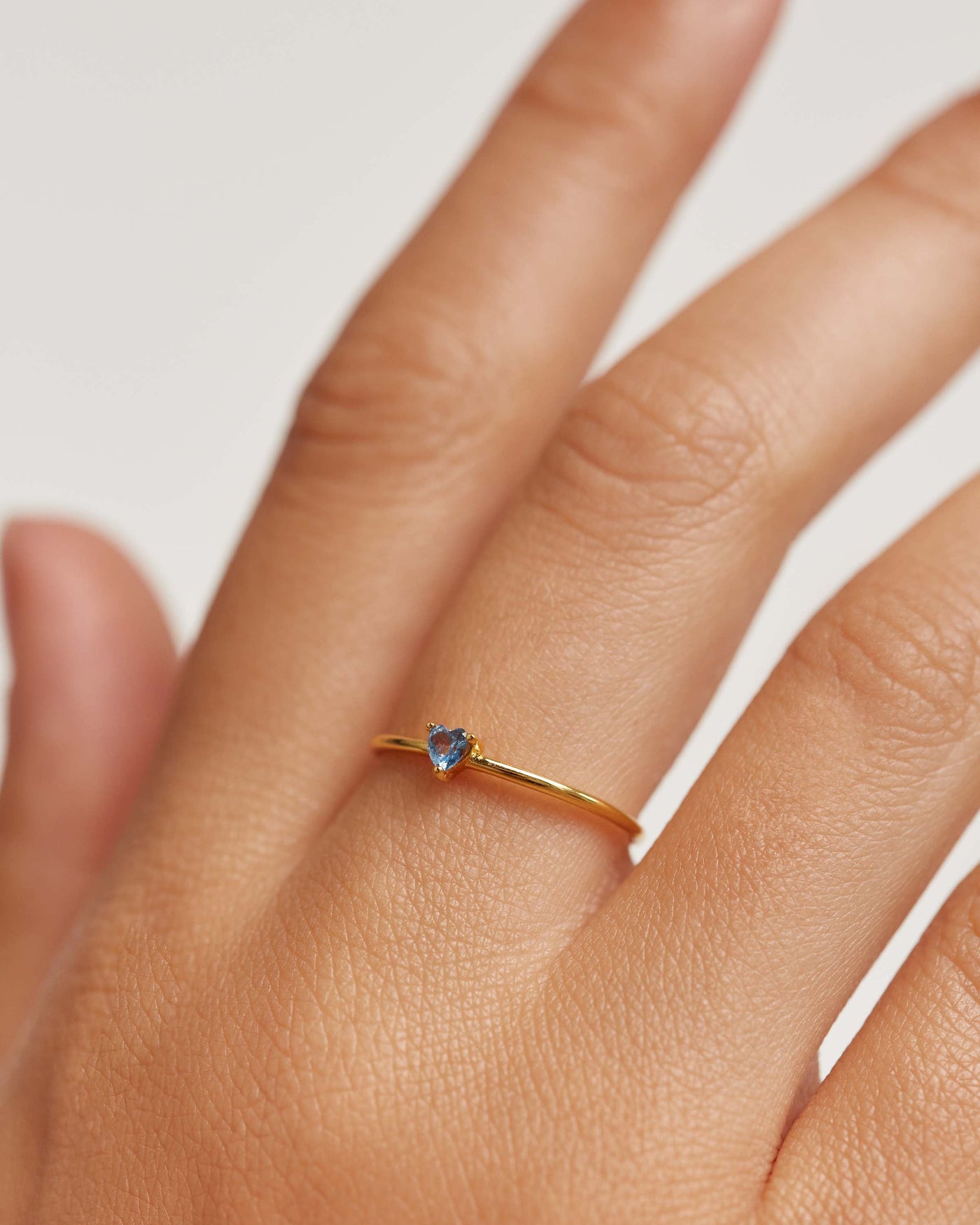 Celeste Heart Ring 
  
    Sterling Silver / 18K Gold plating
  
