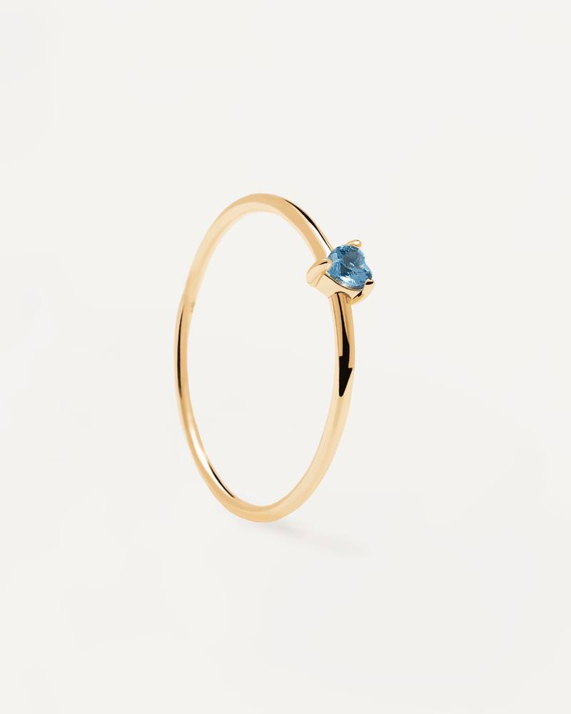 Celeste Heart Ring - 
  
    Sterling Silver / 18K Gold plating
  
