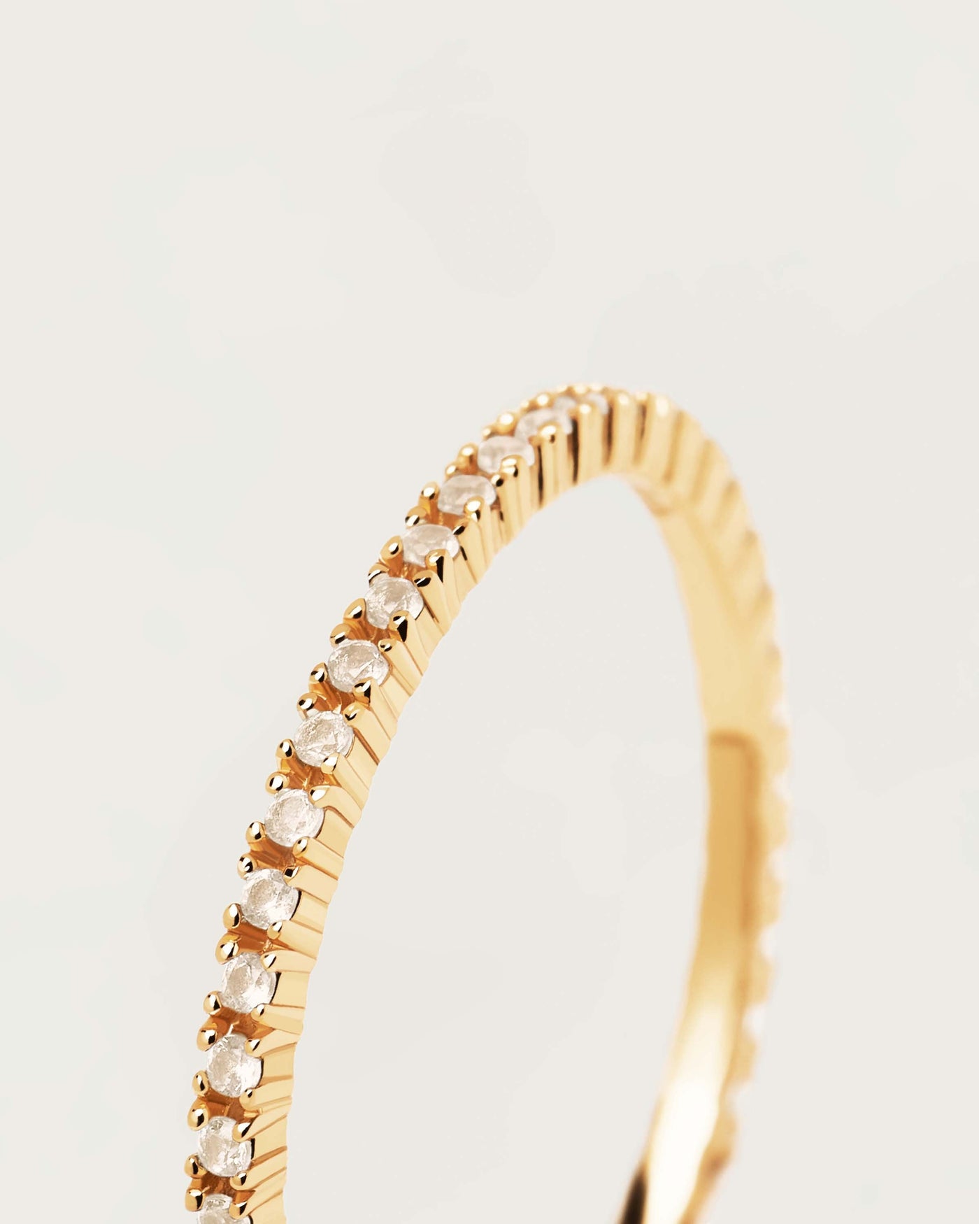 Crystal and zirconia  rings