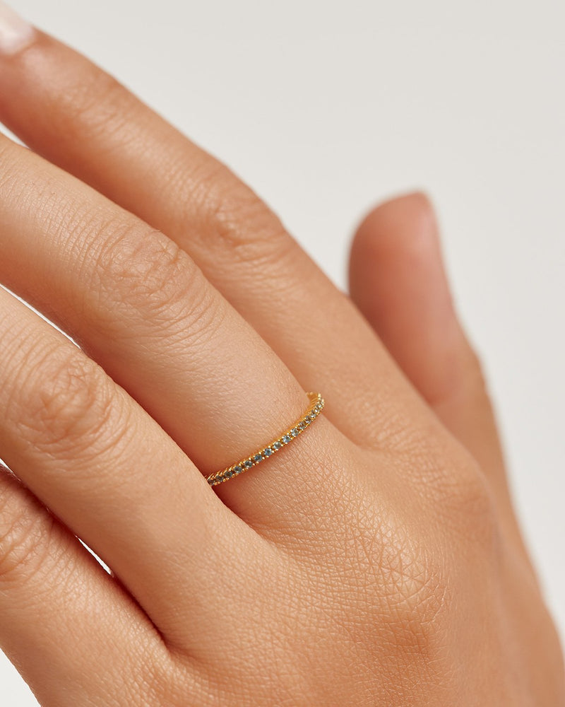 Celeste Essential Ring - 
  
    Sterling Silber / 18K Goldplattierung
  
