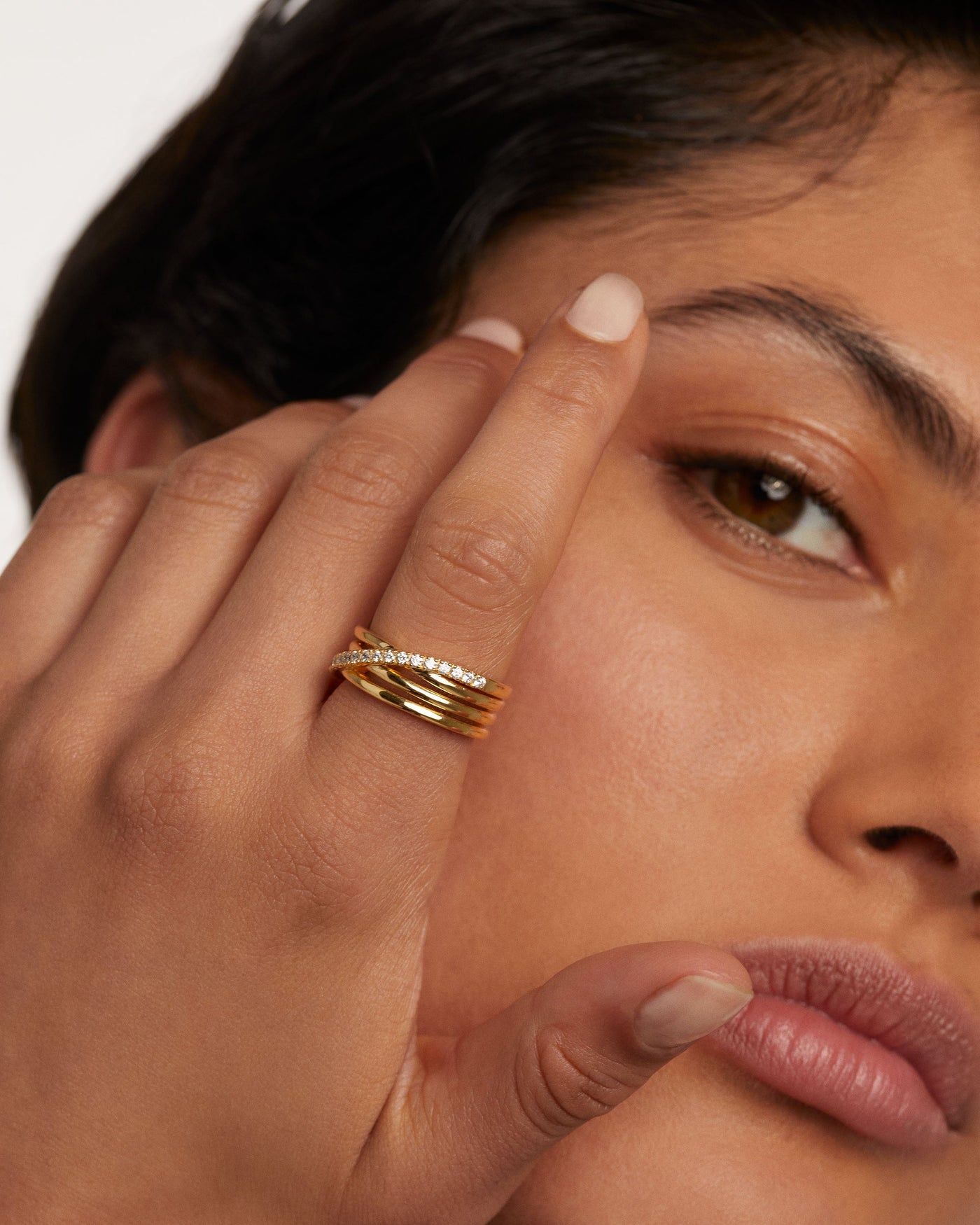 Anello Cruise 
  
    Argento sterling / Placcatura in Oro 18K
  
