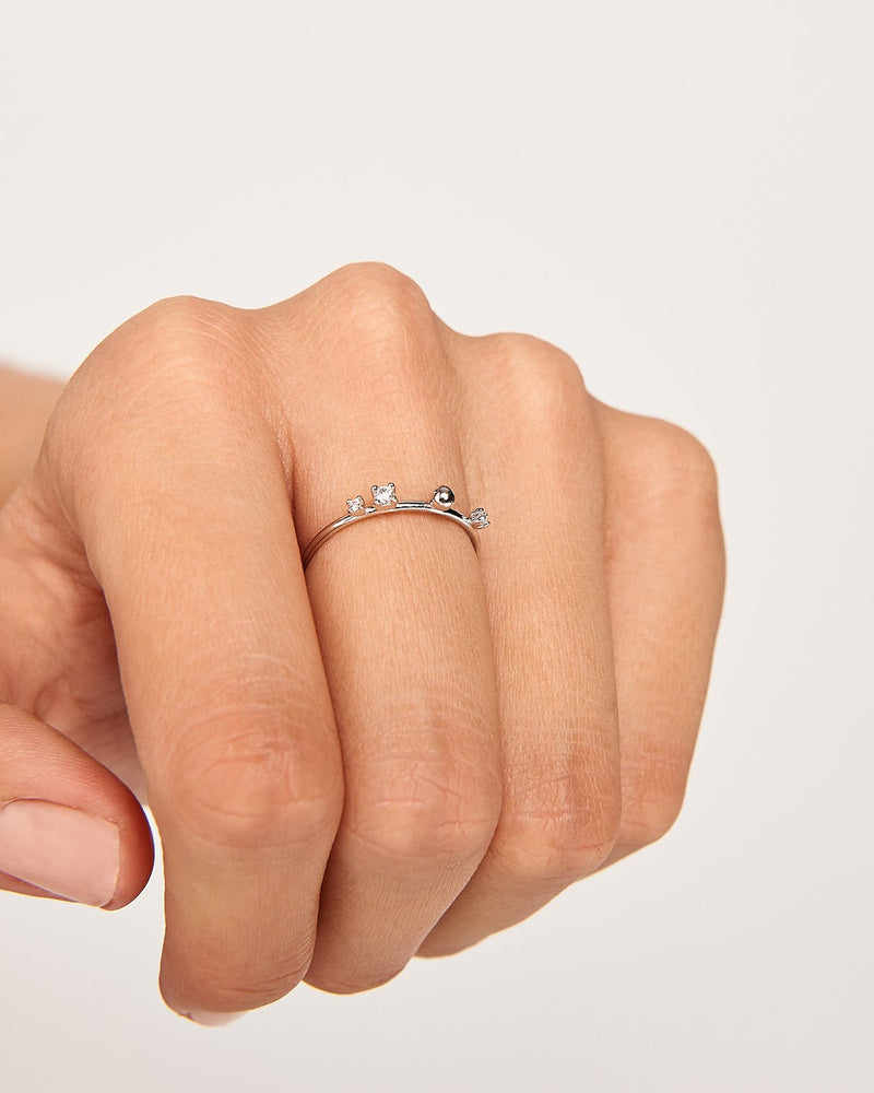 Bague en argent Kaya - 
  
    Argent massif
  
