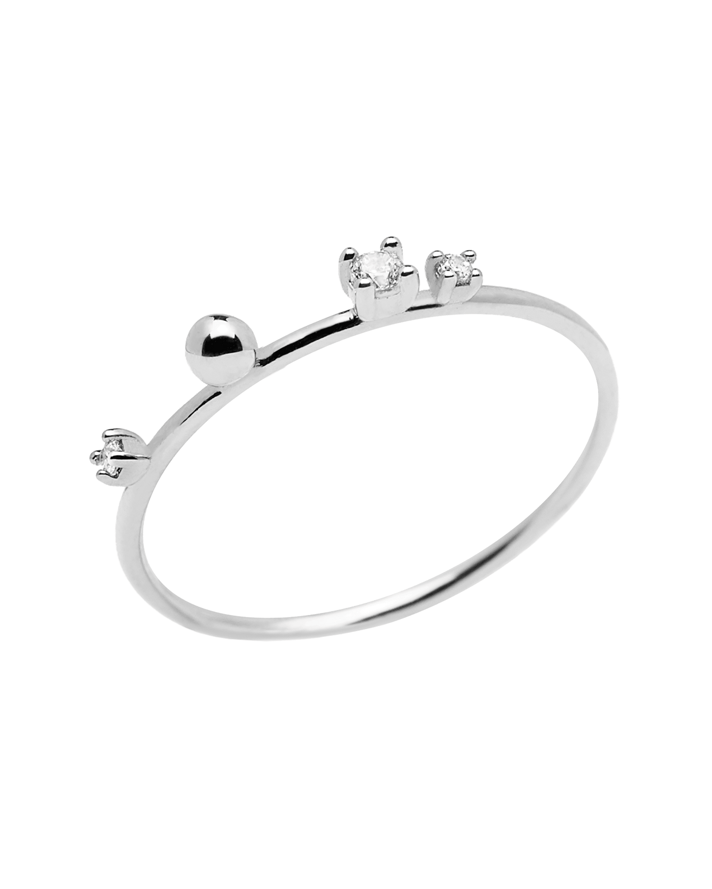Crystal and zirconia  rings