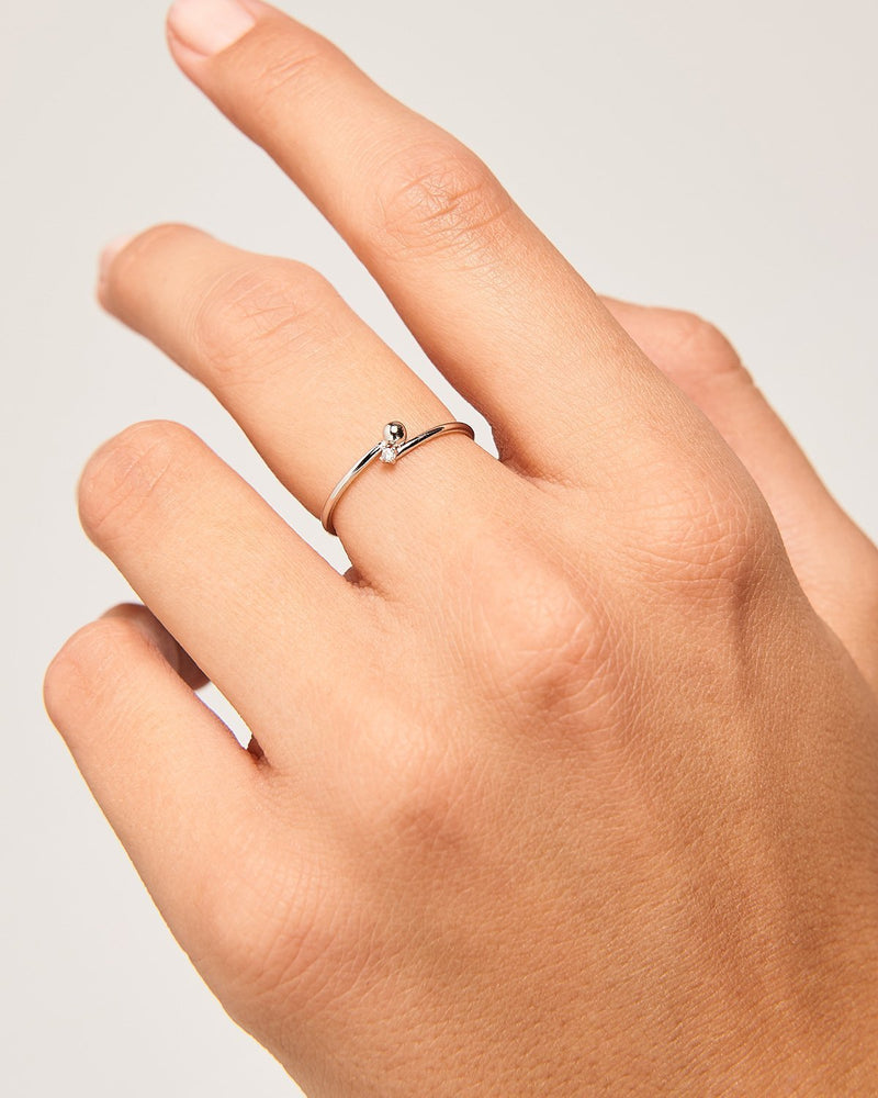 Bague en argent Essentia - 
  
    Argent massif
  
