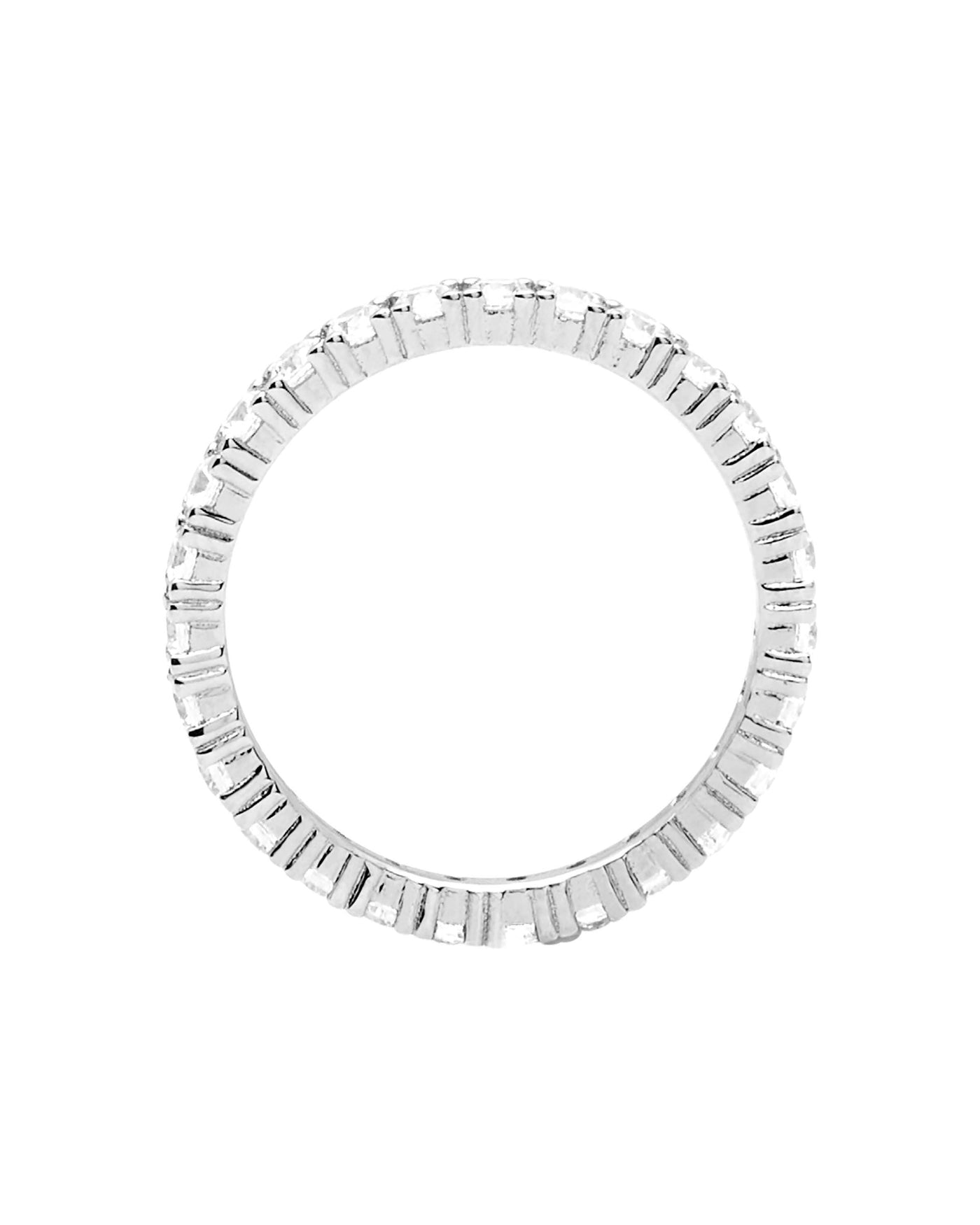 Crystal and zirconia  rings