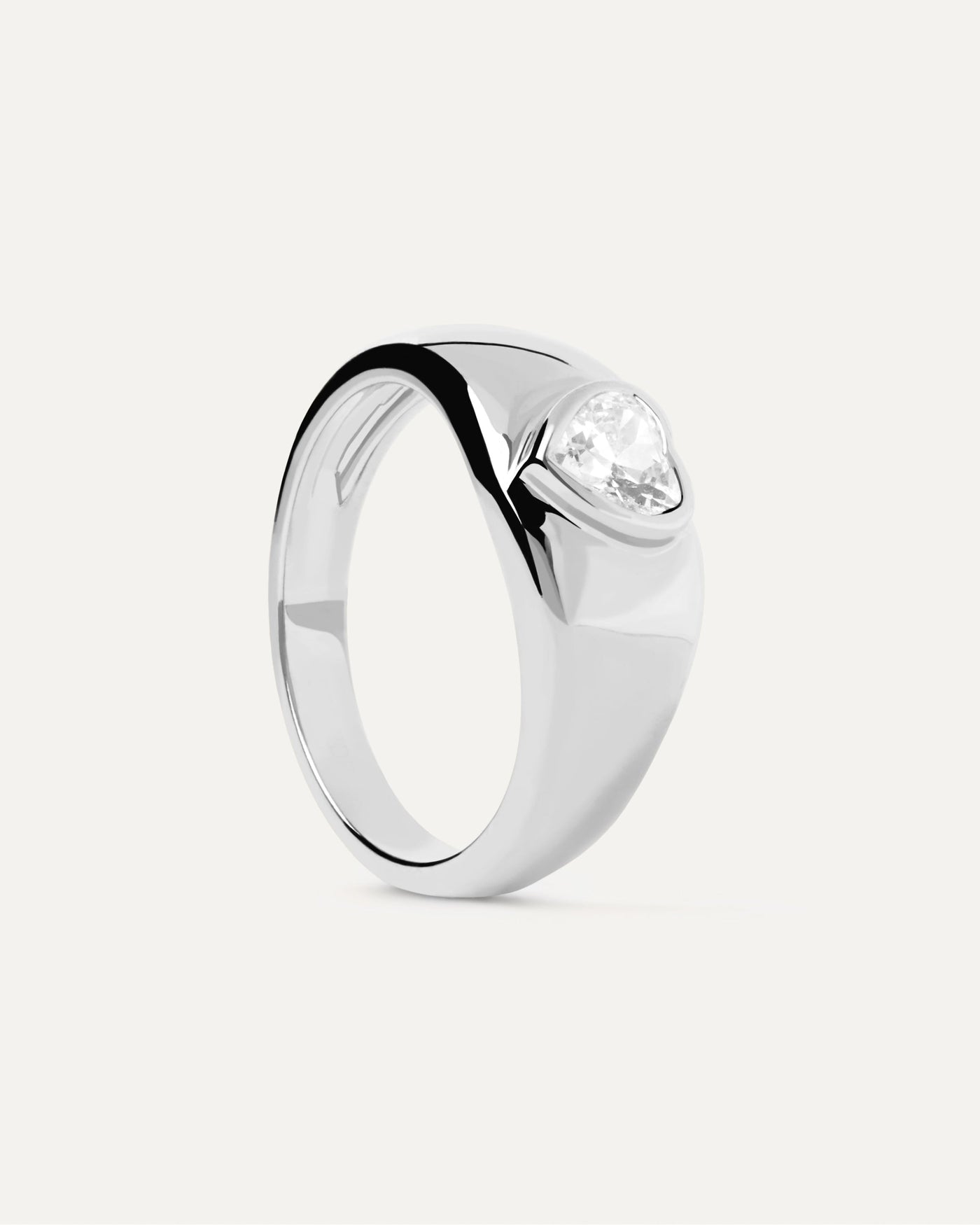 Bright Heart Silver Ring - 
  
    Sterling Silver
  
