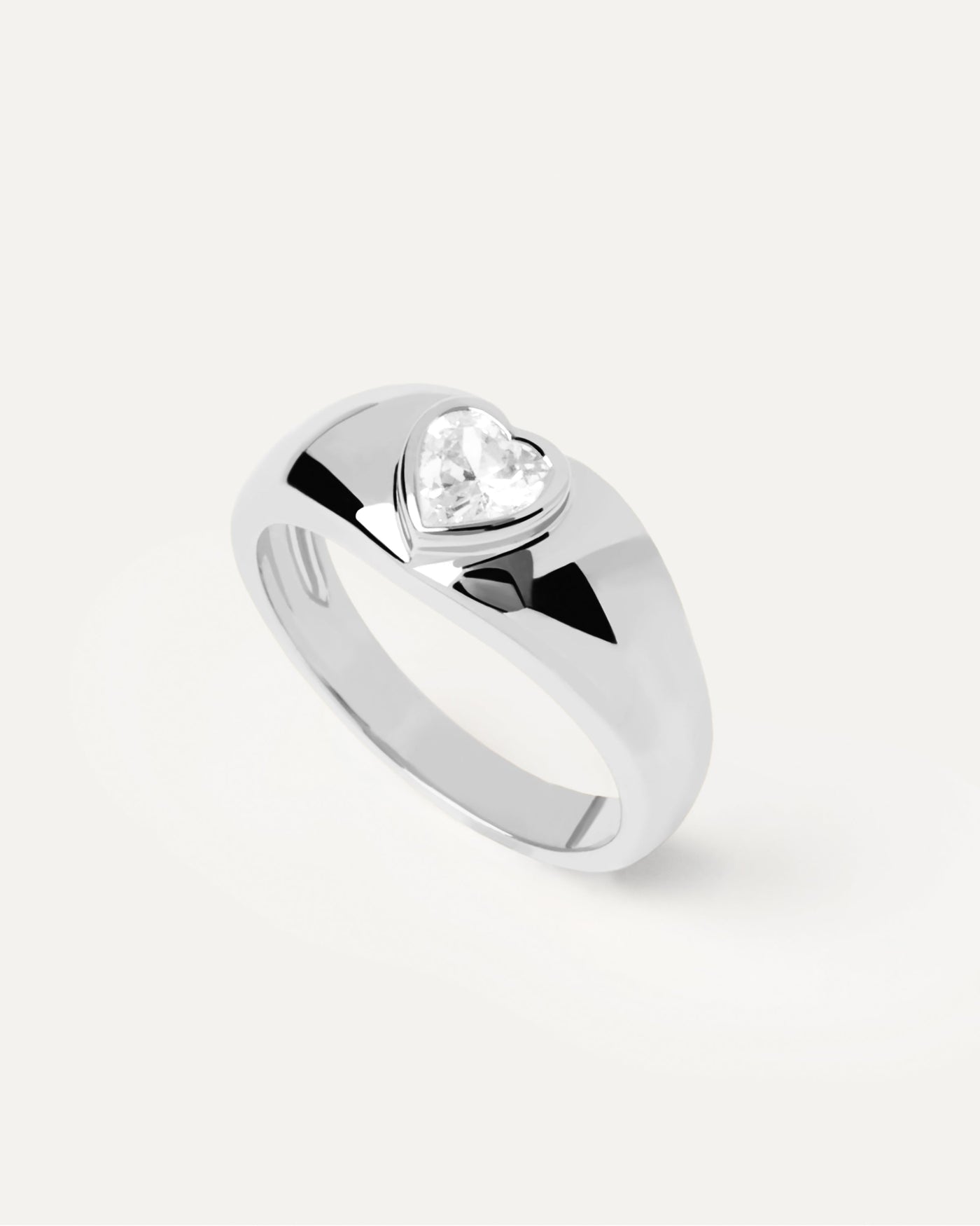 Anello in Argento Bright Heart - 
  
    Argento sterling
  
