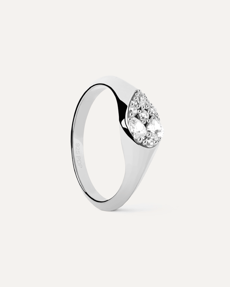 Vanilla Siegelring Aus Silber - 
  
    Sterling Silber
  
