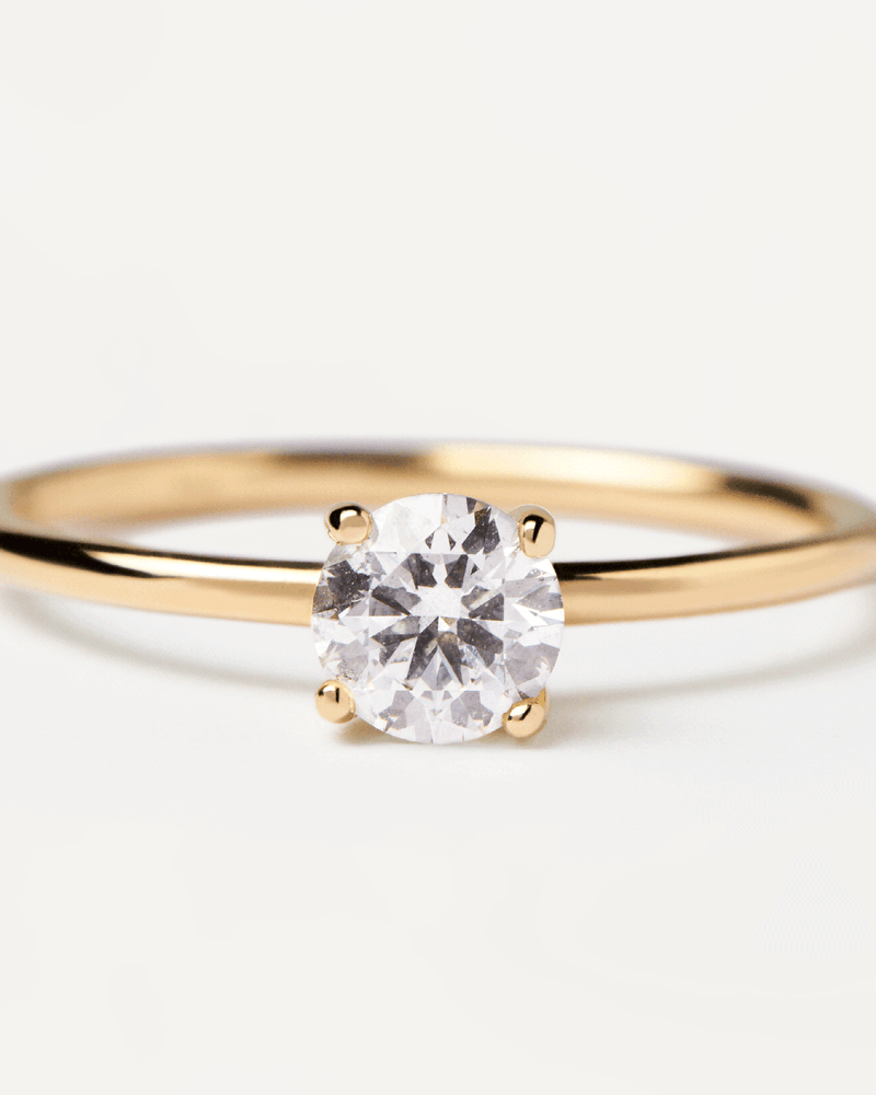 Anello in Diamanti e Oro Solitaire Supreme - 
  
    Oro 18K
  
