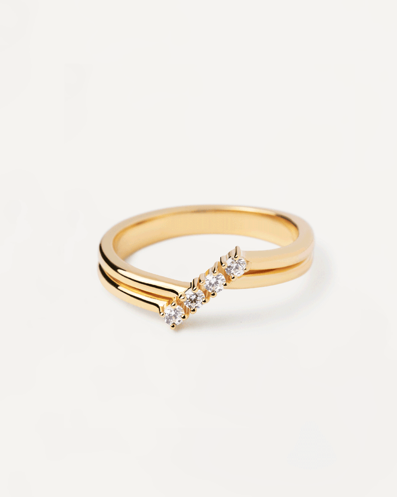 Anna Ring - 
  
    Sterling Silver / 18K Gold plating
  
