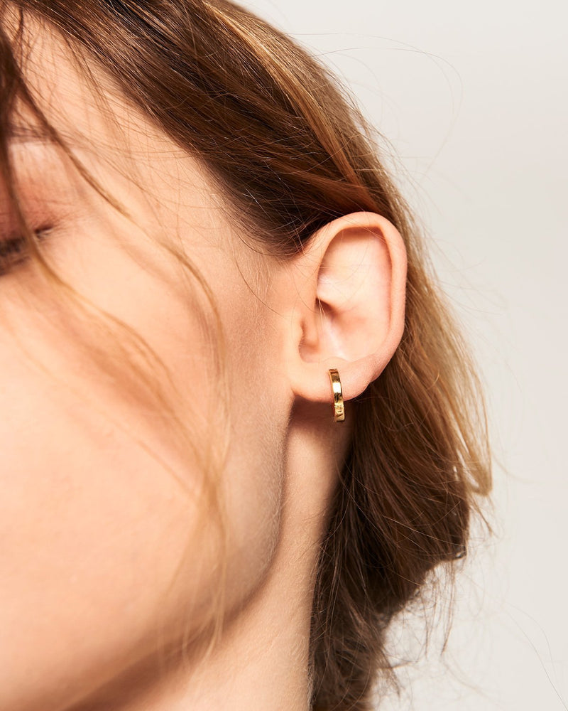 Malai earrings - 
  
    Sterling Silver / 18K Gold plating
  
