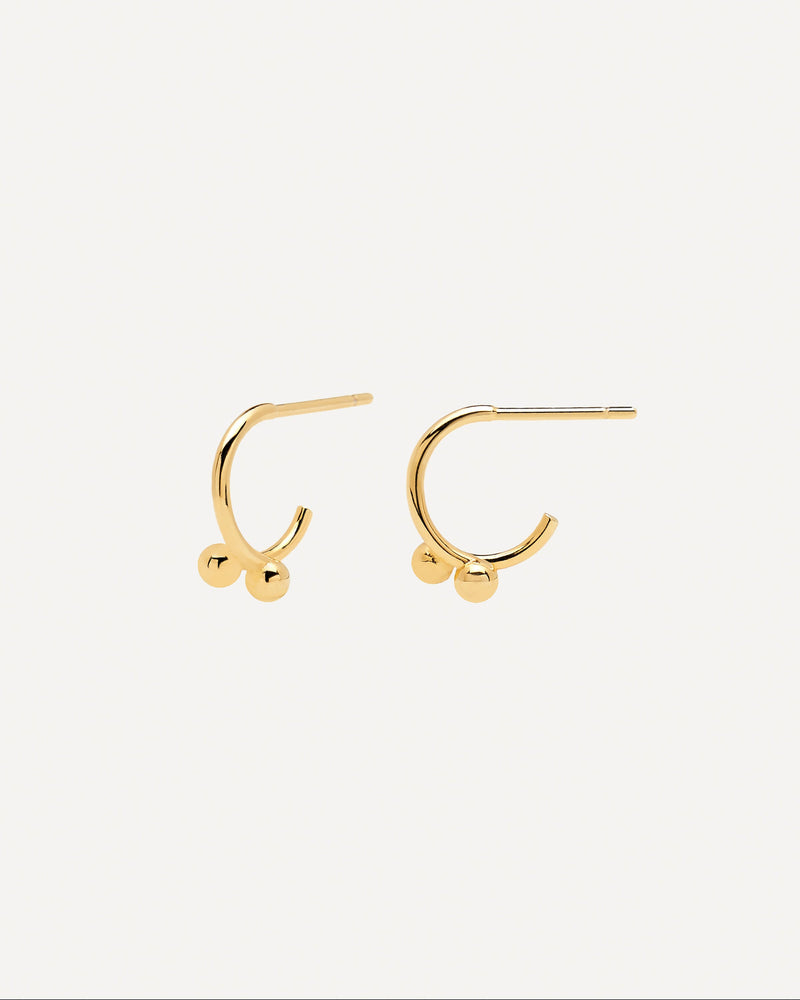 Aura Earrings - 
  
    Sterling Silver / 18K Gold plating
  
