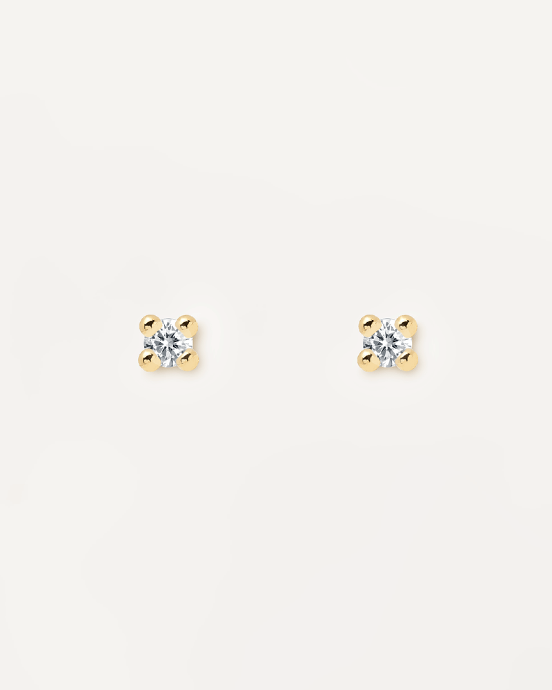 Pendientes Essentia - 
  
    Plata de Ley / Baño de Oro 18K
  
