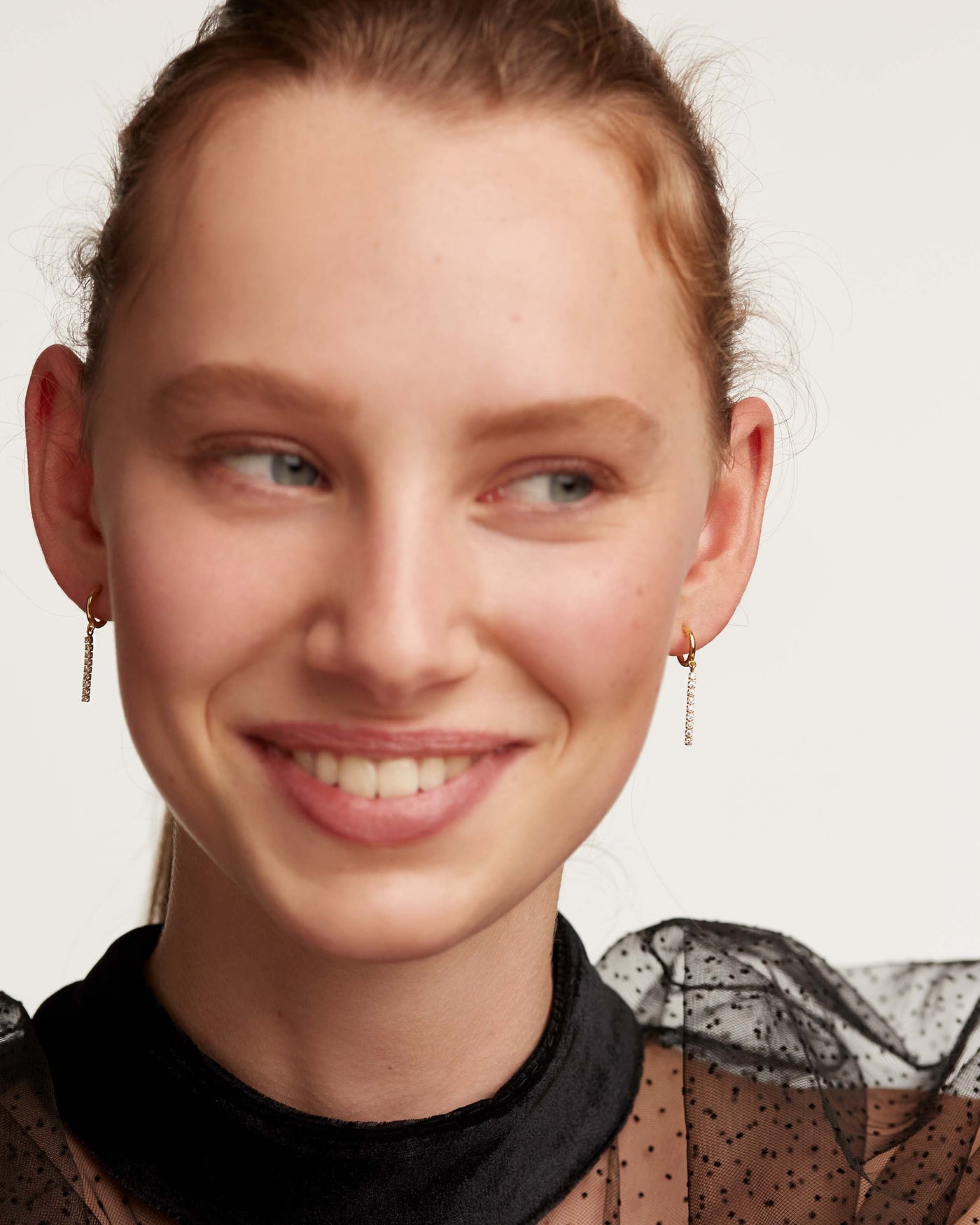 Crystal and zirconia  earrings