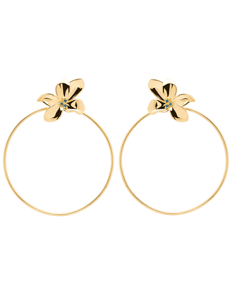 Boucles d'oreilles Blossom - 
  
    Laiton / Placage Or 18 Ct
  
