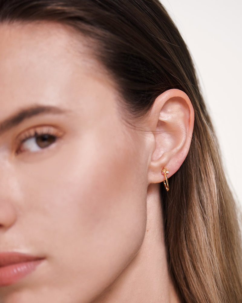 Libellule Earrings - 
  
    Sterling Silver / 18K Gold plating
  
