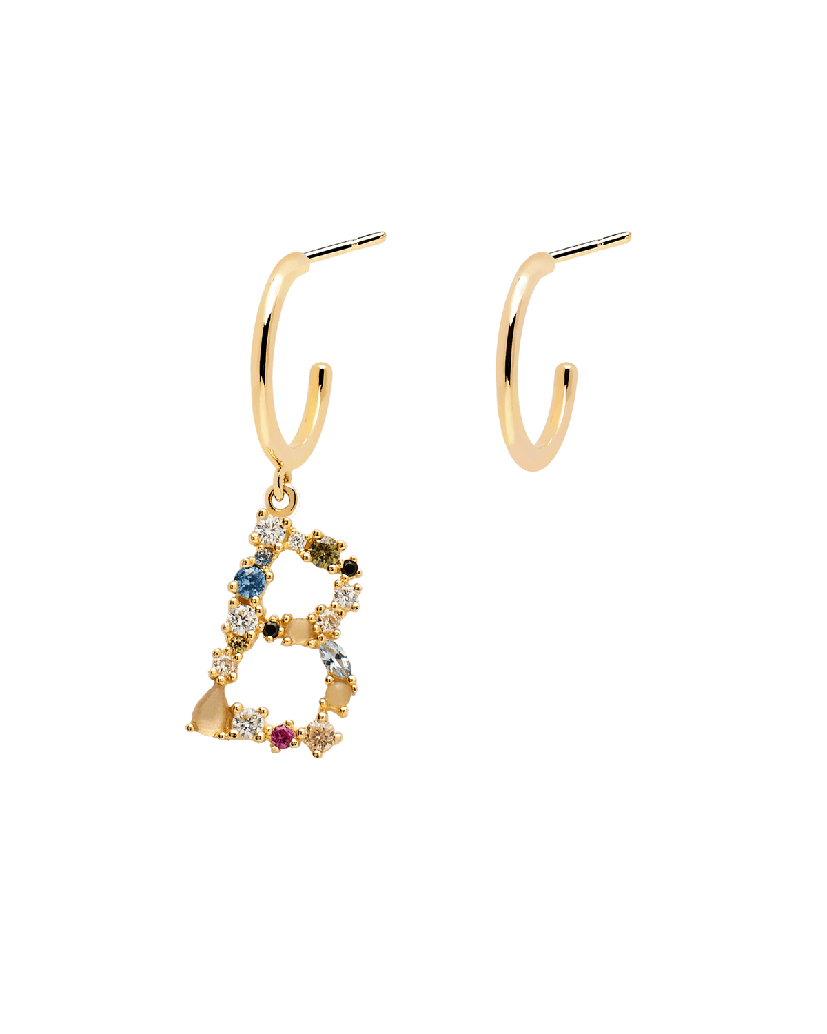 Letter b earrings sale