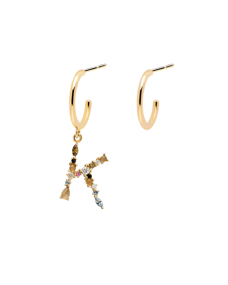 Letter K Earrings 2019 PDPAOLA