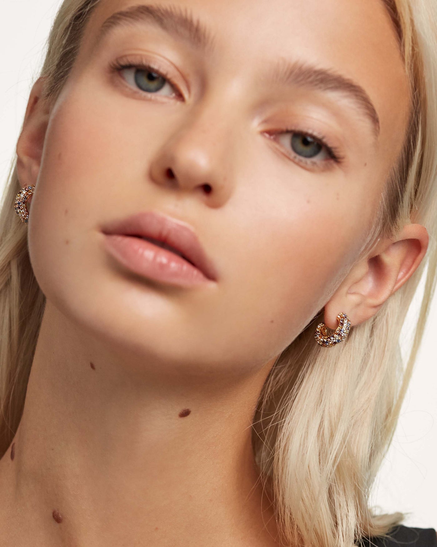 Crystal and zirconia  earrings