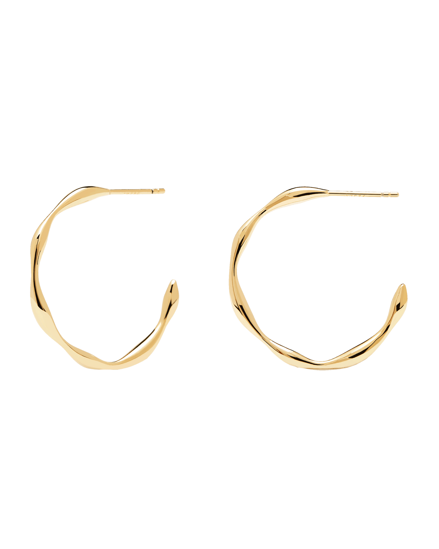 Boucles d'oreilles Vanilla - 
  
    Argent massif / Placage Or 18 Ct
  
