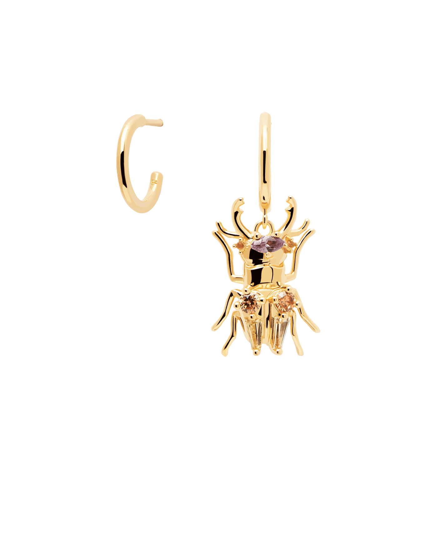 2023 Selection | Strenght Beetle Gold Earrings. Get the latest arrival from PDPAOLA. Place your order safely and get this Best Seller. Free Shipping over 40€