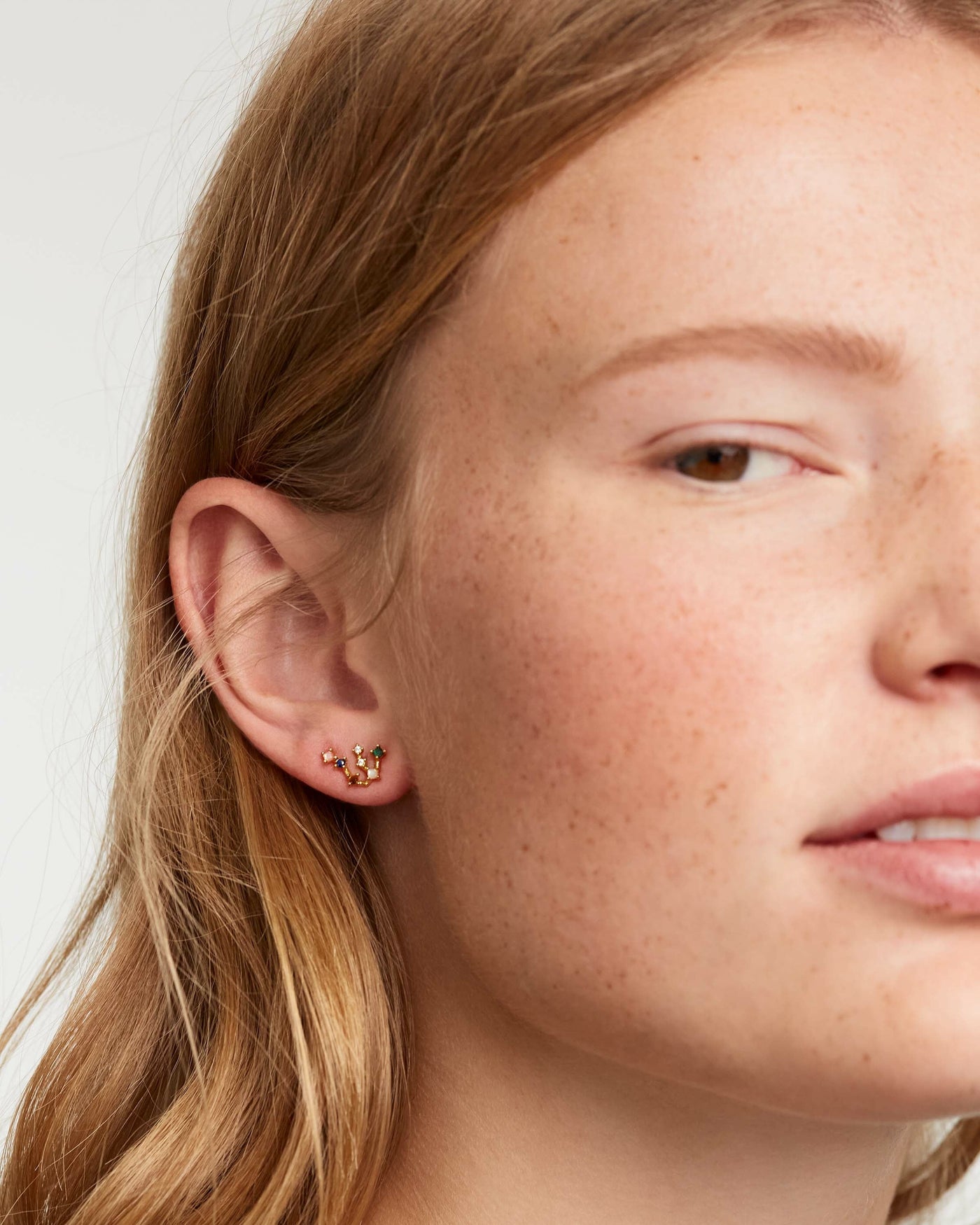 Boucles d’oreilles Verseau - 
  
    Argent massif / Placage Or 18 Ct
  
