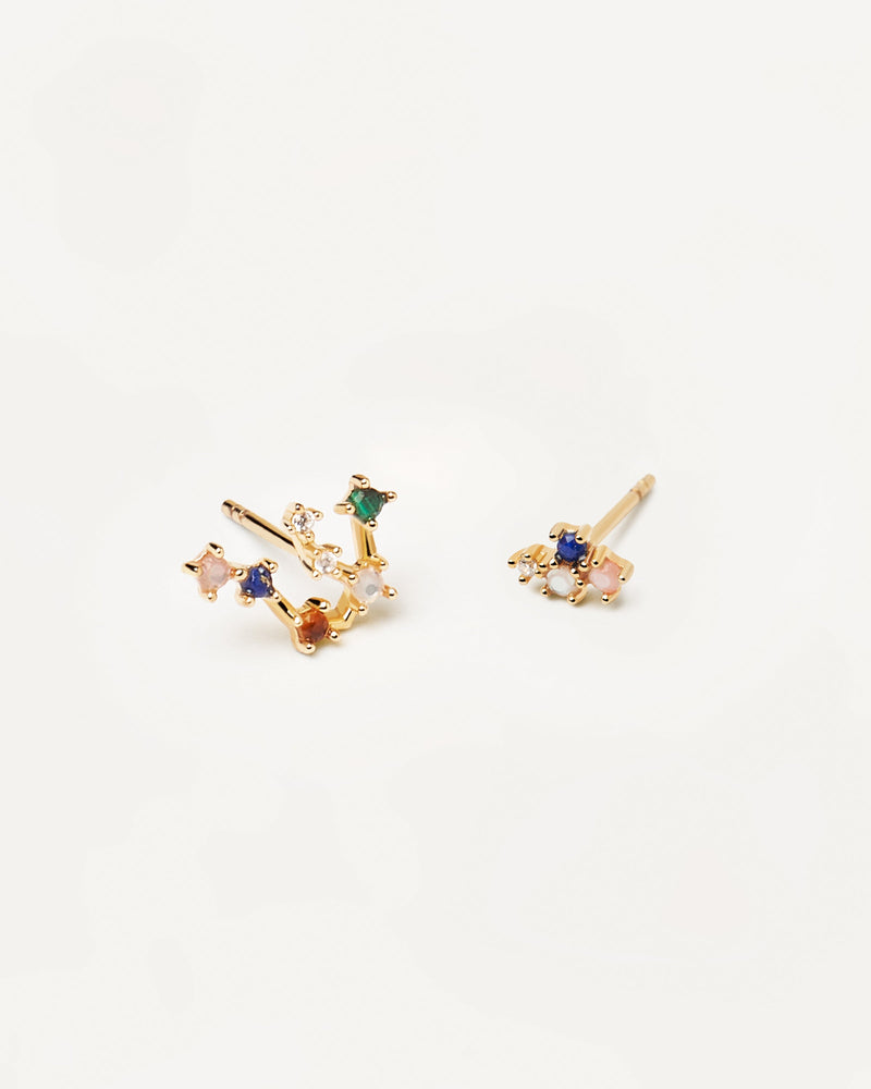 Aquarius Earrings - 
  
    Sterling Silver / 18K Gold plating
  
