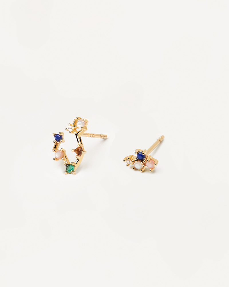 Boucles d’oreilles Poisson - 
  
    Argent massif / Placage Or 18 Ct
  
