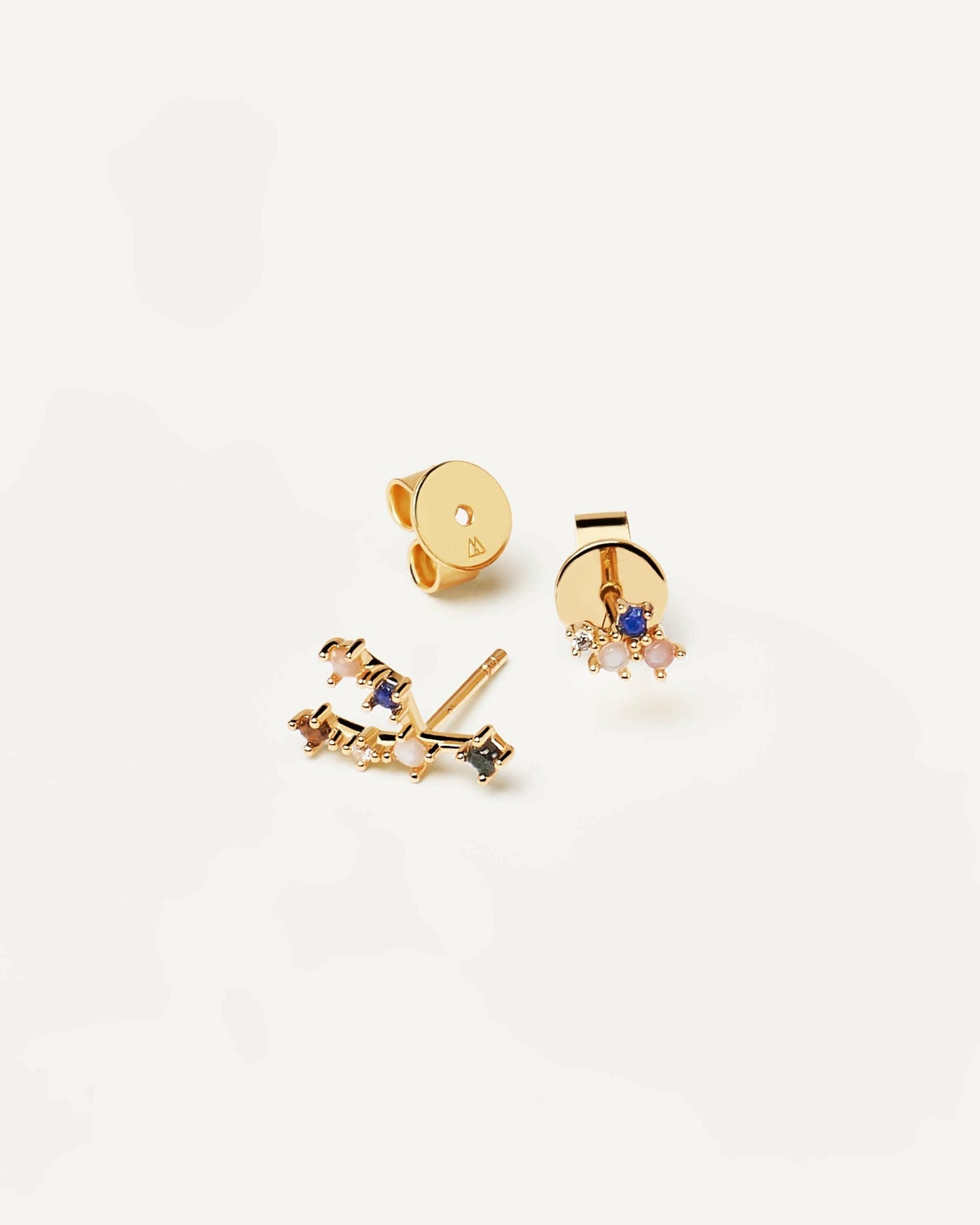 Taurus Earrings - 
  
    Sterling Silver / 18K Gold plating
  
