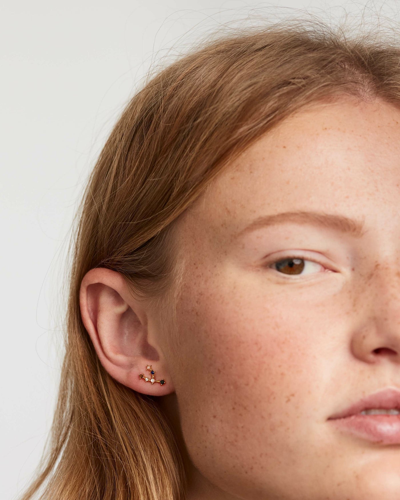 Taurus Earrings - 
  
    Sterling Silver / 18K Gold plating
  

