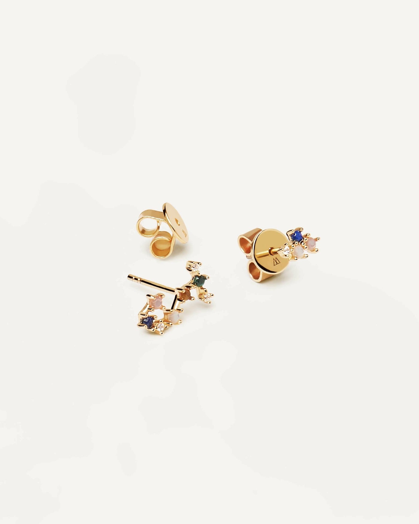 Boucles d’oreilles Scorpion - 
  
    Argent massif / Placage Or 18 Ct
  
