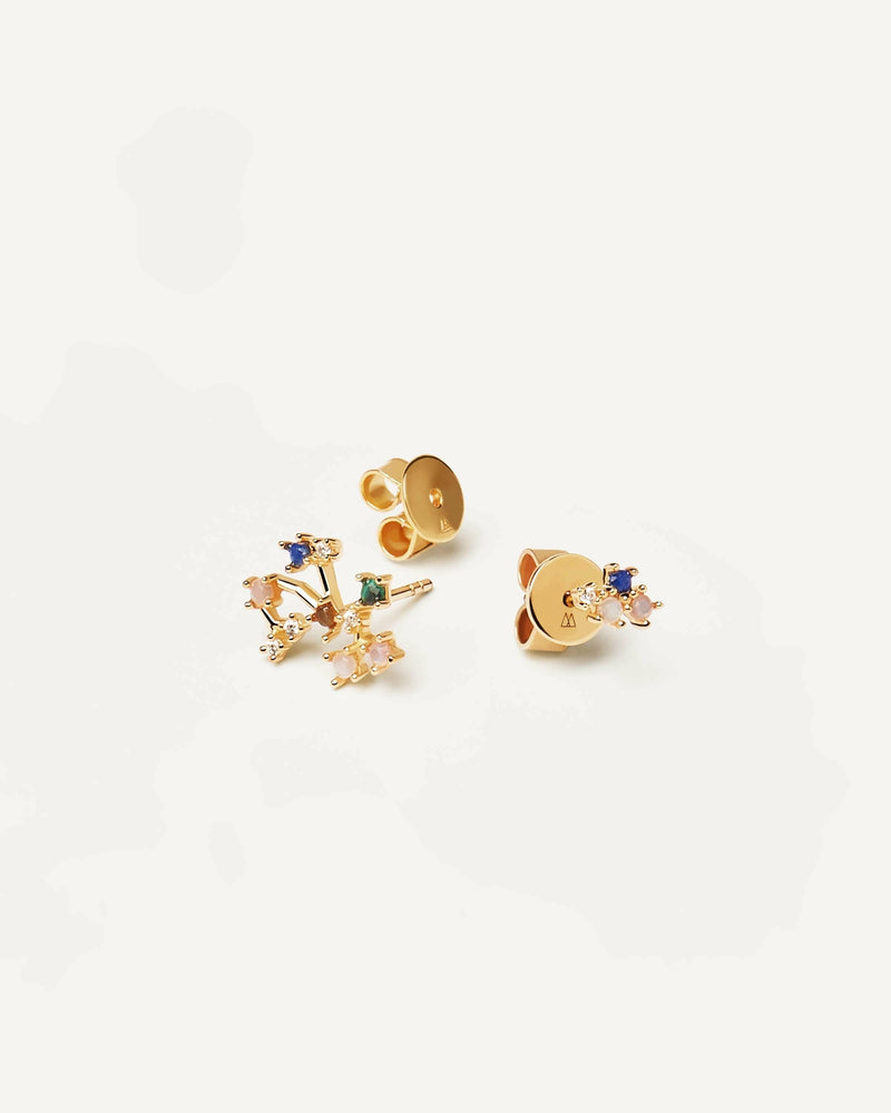 Sagittarius Earrings - 
  
    Sterling Silver / 18K Gold plating
  
