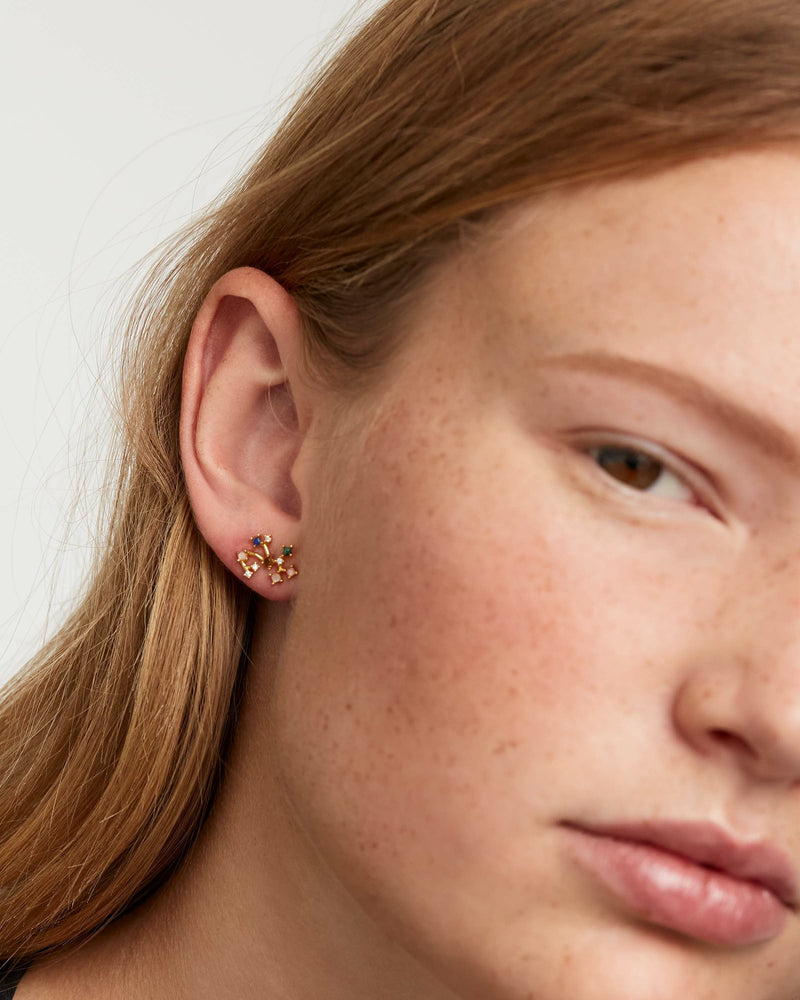 Sagittarius Earrings - 
  
    Sterling Silver / 18K Gold plating
  

