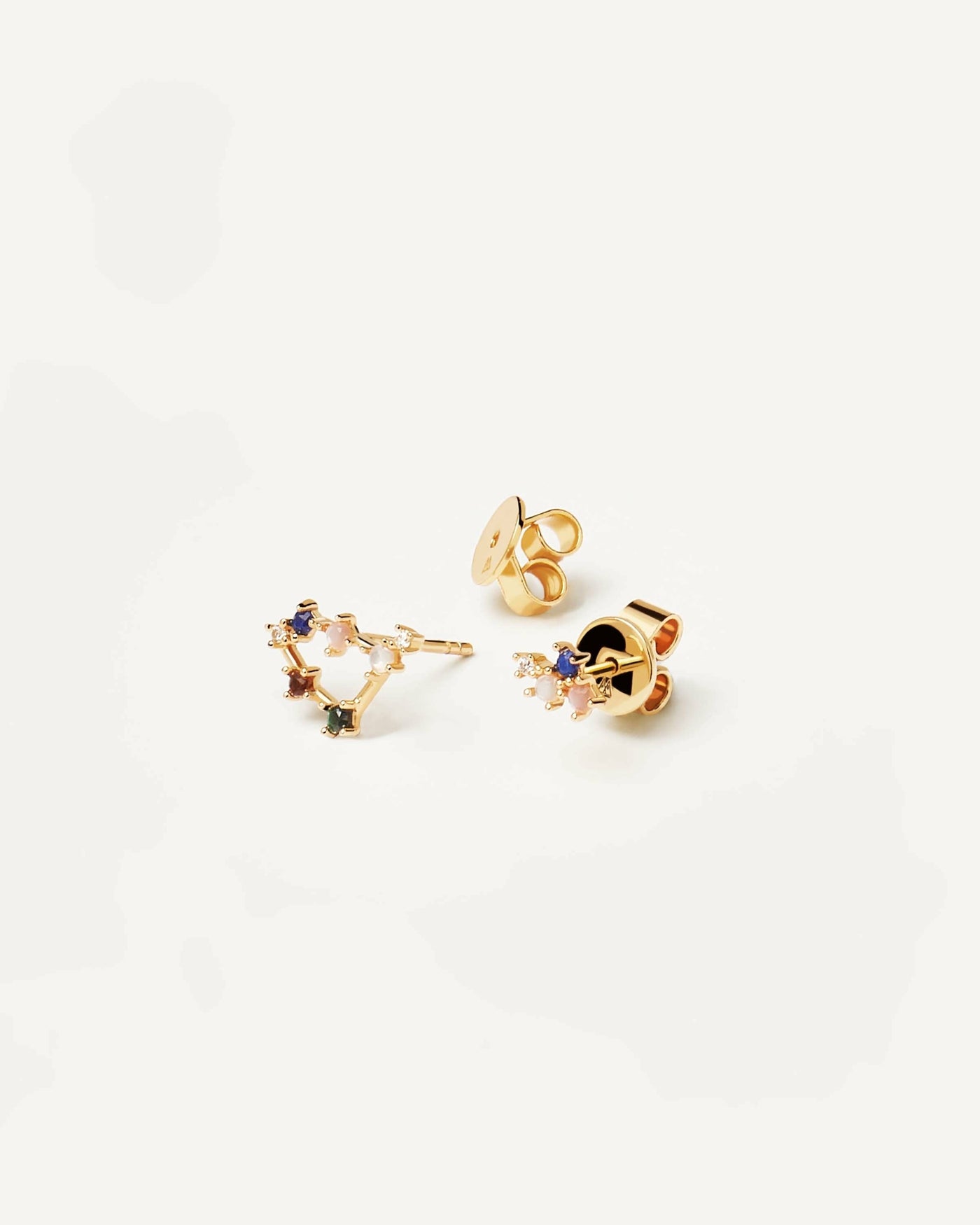 Orecchini Capricorno - 
  
    Argento sterling / Placcatura in Oro 18K
  

