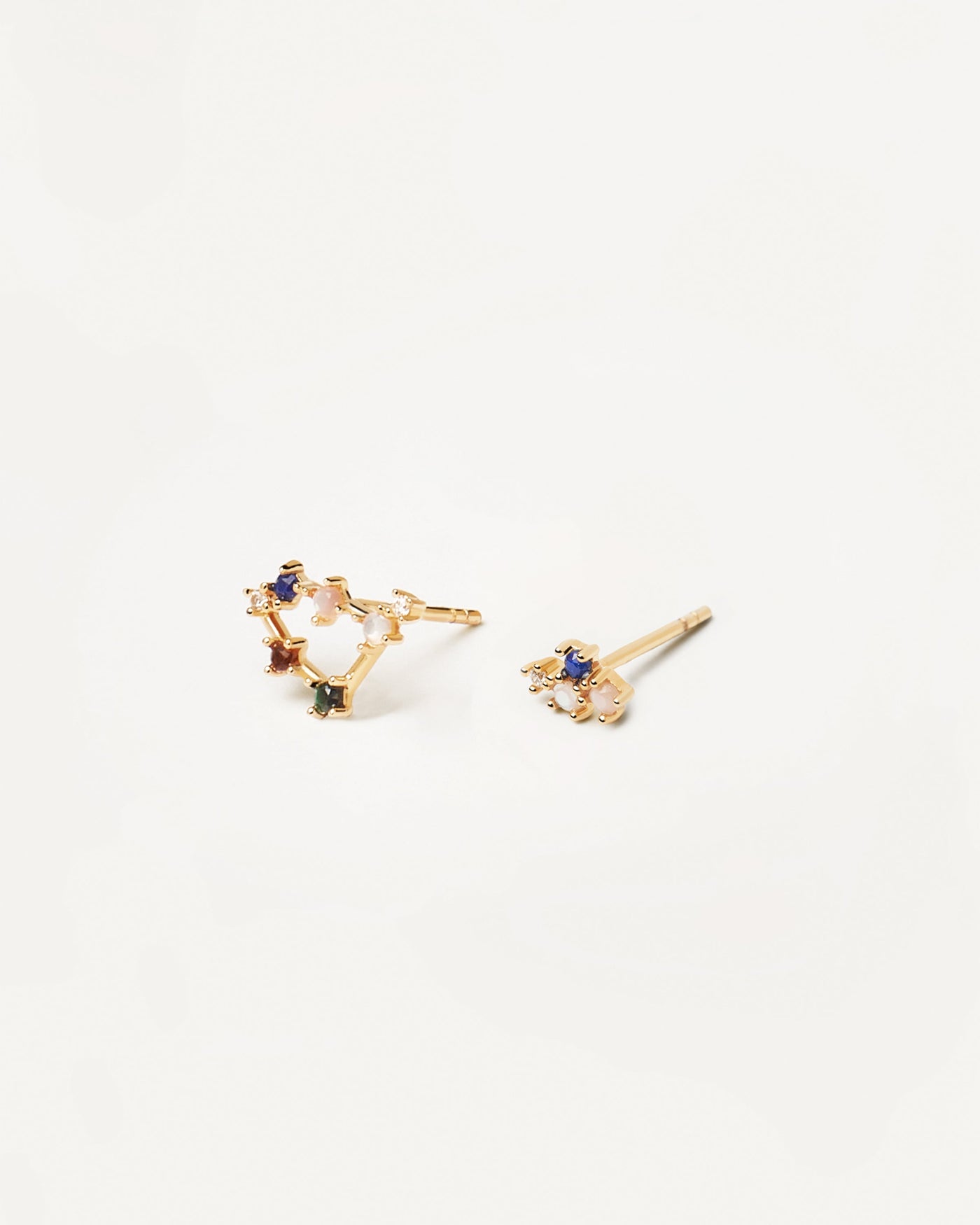 Capricorn Earrings - 
  
    Sterling Silver / 18K Gold plating
  
