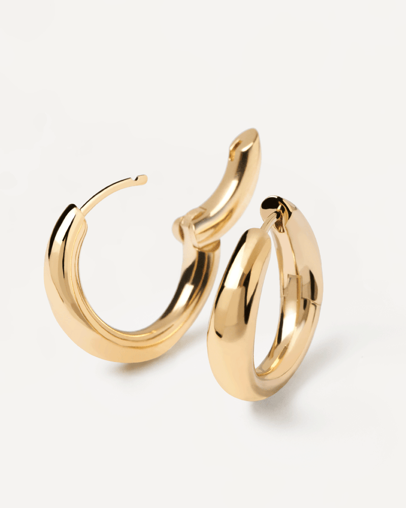 Pirouette Ohrringe - 
  
    Messing / 18K Goldplattierung
  
