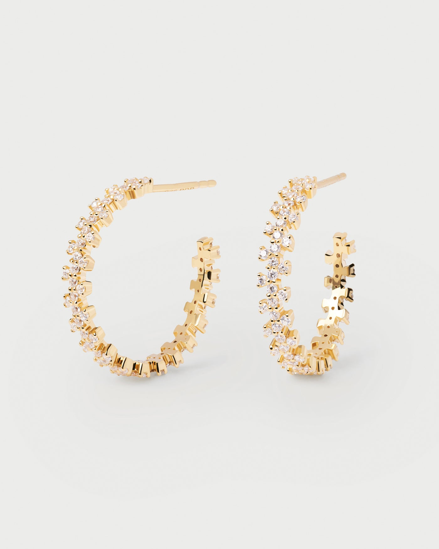 Crown Earrings - 
  
    Sterling Silver / 18K Gold plating
  
