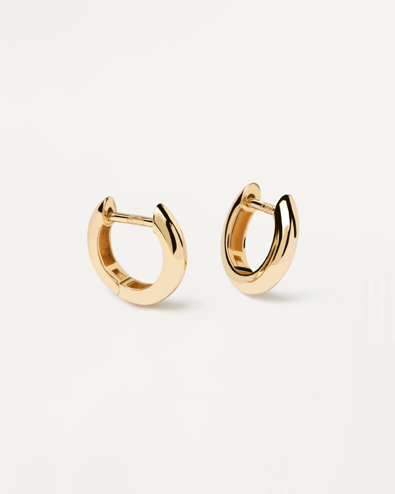 Gold Bold Mini Hoops - 
  
    18K Gold
  
