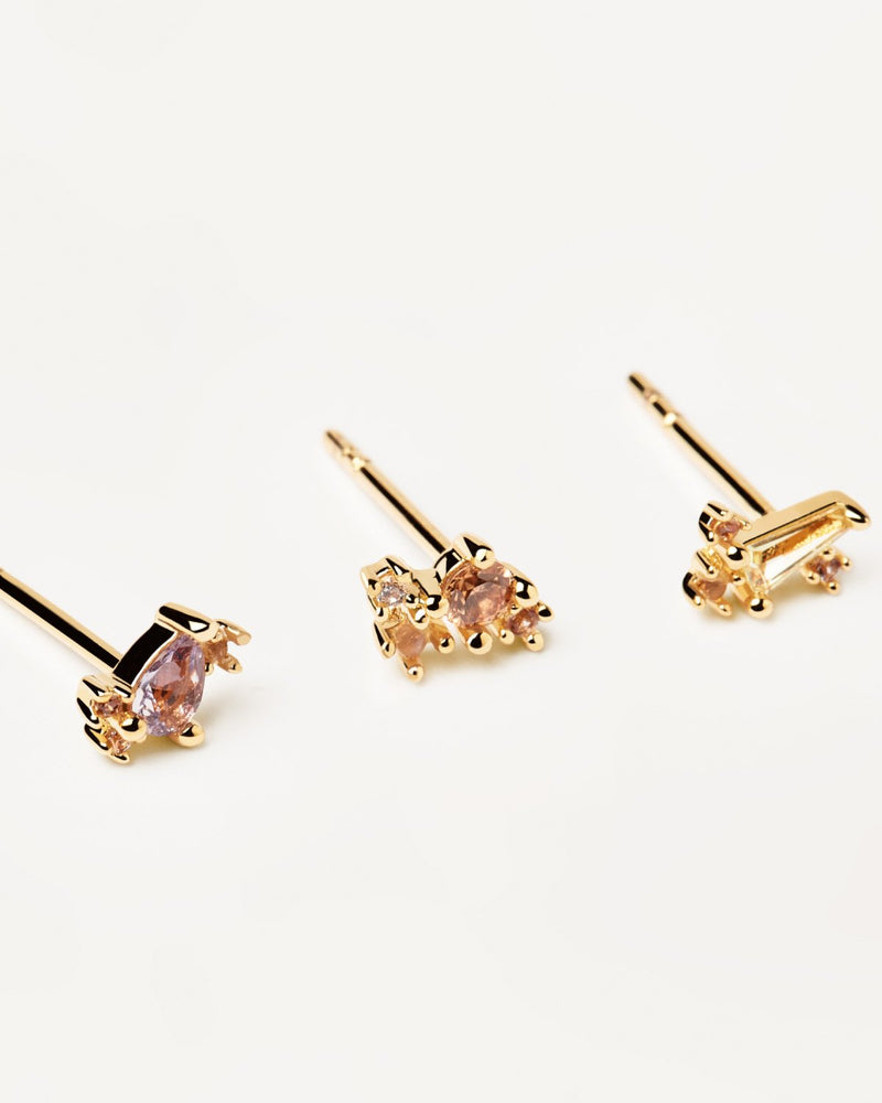 Boucles d' oreilles Serenity - 
  
    Argent massif / Placage Or 18 Ct
  
