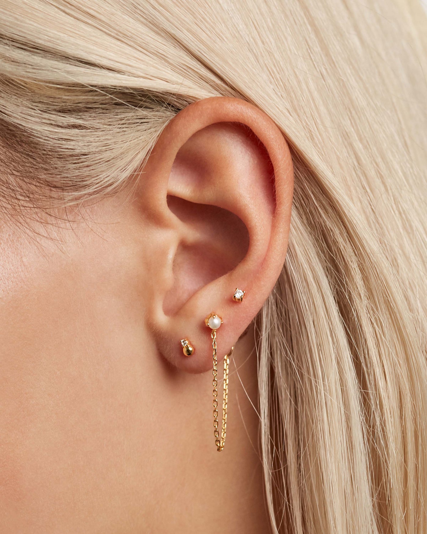 Charlie Earrings Set 
  
    Sterling Silver / 18K Gold plating
  
