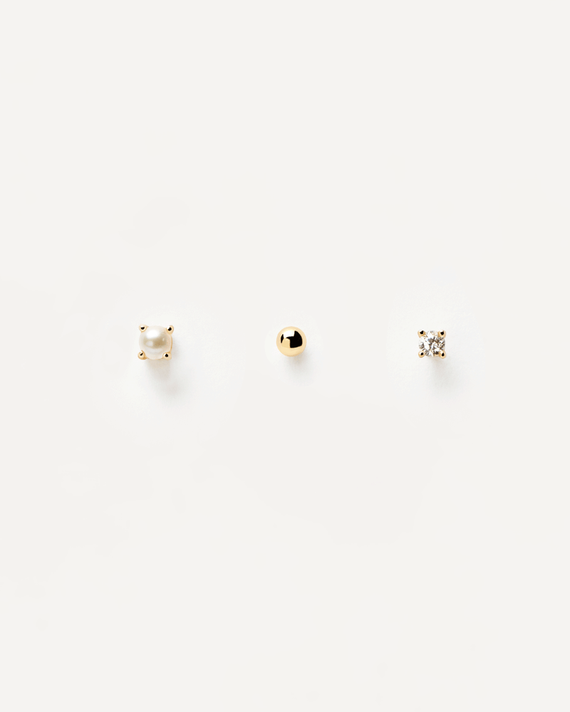 Set di orecchini Angel - 
  
    Argento sterling / Placcatura in Oro 18K
  
